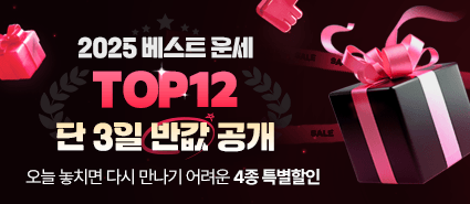 2025년 11월 베스트 운세 TOP12 블랙프라이데이 특가전