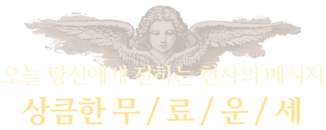 오늘 당신에게 전하는 천사의 메시지 상큼한 무료운세